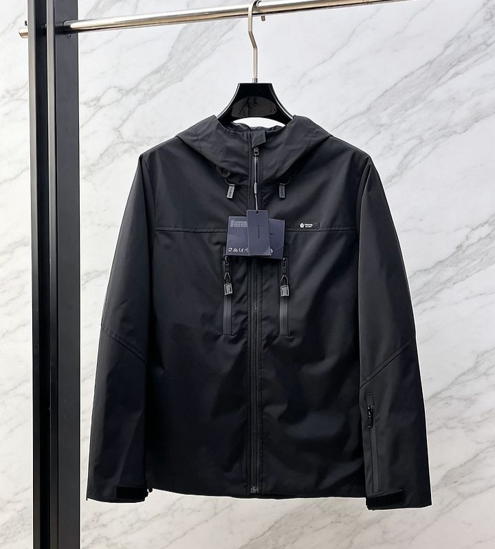 PRADA 프라다 607150 리네아 로사 테크 후드 자켓