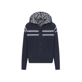 DIOR 디올 60048 오블리크 리버시블 니트 후드 집업 4COLOR