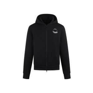 MONCLER 몽클레어 60263 로고 패치 코튼 후드 집업