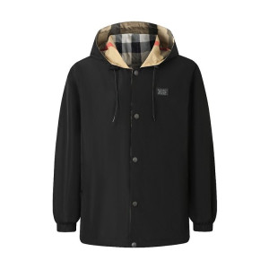 BURBERRY 버버리 60033 클래식 체크 리버시블 후드 자켓