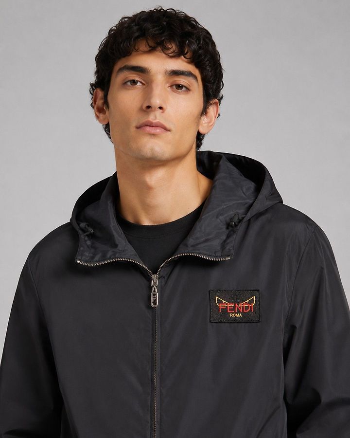 FENDI 펜디 60258 몬스터 아이 리버시블 후드 자켓