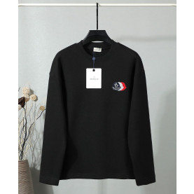 MONCLER 몽클레어 60064 트리플 로고 패치 자카드 스웨트 셔츠 2COLOR