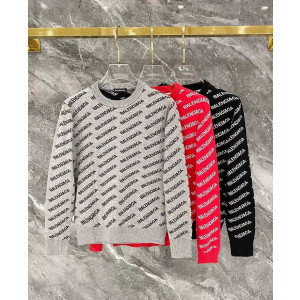 BALENCIAGA 발렌시아가 60106 올오버 로고 니트