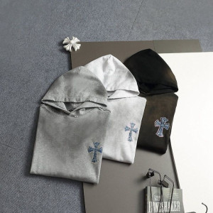 CHROME HEARTS 크롬하츠 60124 크로스 워싱 스웨트 후드