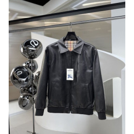 BURBERRY 버버리 60294 라이닝 레더 보머 자켓