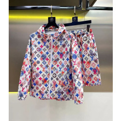 LOUIS VUITTON 루이비통 60206 무라카미 다카시 멀티 컬러 모노그램 윈드브레이커+쇼츠 세트