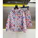 LOUIS VUITTON 루이비통 60206 무라카미 다카시 멀티 컬러 모노그램 윈드브레이커+쇼츠 세트