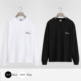 DIOR 디올 로고 자수 롱슬리브