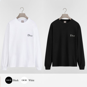 DIOR 디올 로고 자수 롱슬리브