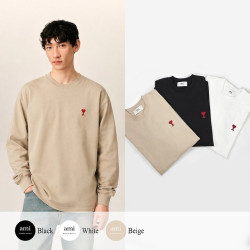 AMI 아미 드 꾀흐 엠브로이더리 롱슬리브