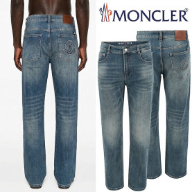 MONCLER 몽클레어 로고 엠보 스트레이트진