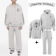 CHROME HEARTS 크롬하츠 말굽 크로스 프린팅 3P 오버핏 후드 집업 셋업