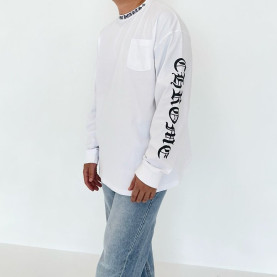 CHROME HEARTS 크롬하츠 넥 스크립트 롱 슬리브