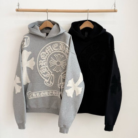 CHROME HEARTS 크롬하츠 엠블럼 로고 풀 오버 후드