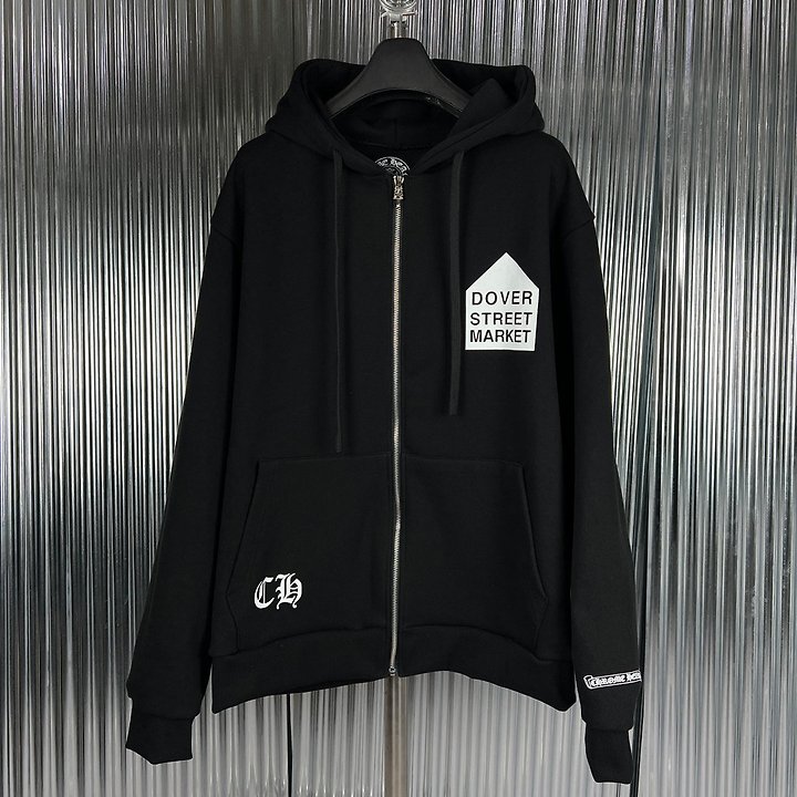 CHROME HEARTS 크롬하츠 도버 후드집업