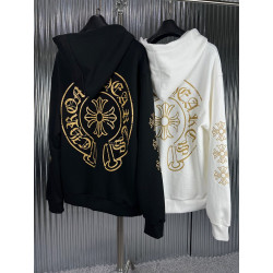 CHROME HEARTS 크롬하츠 크랙 후드집업
