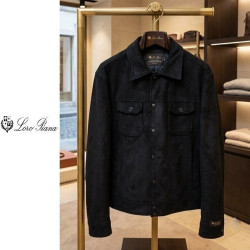 LOROPIANA 로로피아나 스웨이드 보머 자켓 2COLOR
