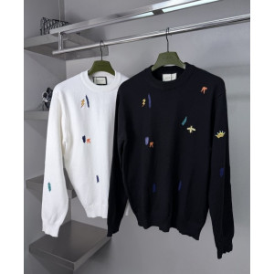 GUCCI 구찌 멀티자수 캐시미어 니트