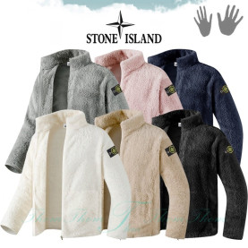 STONE ISLAND 스톤아일랜드 엣지 보아털 집업
