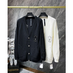 CHROME HEARTS 크롬하츠 7044 플뢰르 디스트로이드 니트 가디건