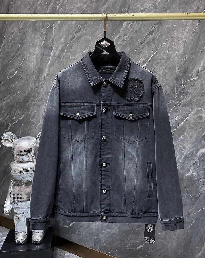 CHROME HEARTS 크롬하츠 7056 홀스슈 크로스 데님 자켓