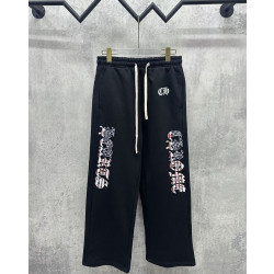 CHROME HEARTS 크롬하츠 7076 아메리칸 플래그 레터링 스웨트 팬츠