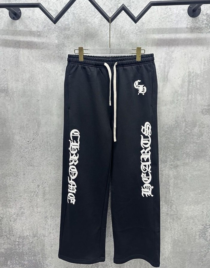 CHROME HEARTS 크롬하츠 7077 고딕 레터링 스웨트 팬츠