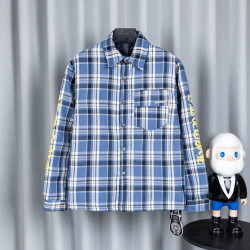 CHROME HEARTS 크롬하츠 7083 레터링 체크 셔츠 자켓 3COLOR