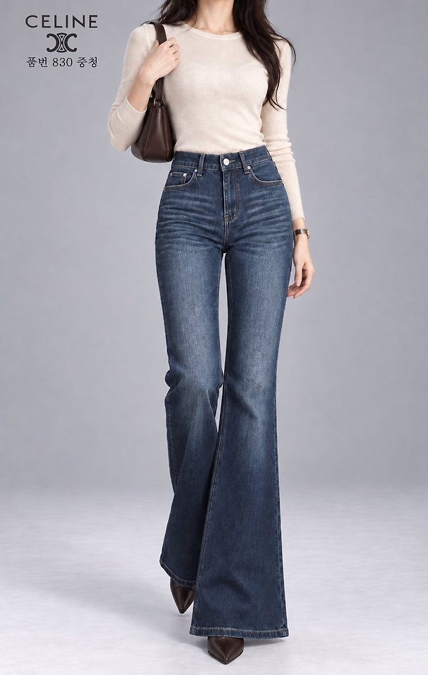 CELINE 셀린느 통 부츠컷 스판데님 2COLOR