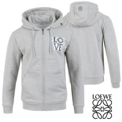 LOEWE 로에베 이중 자수 후드집업