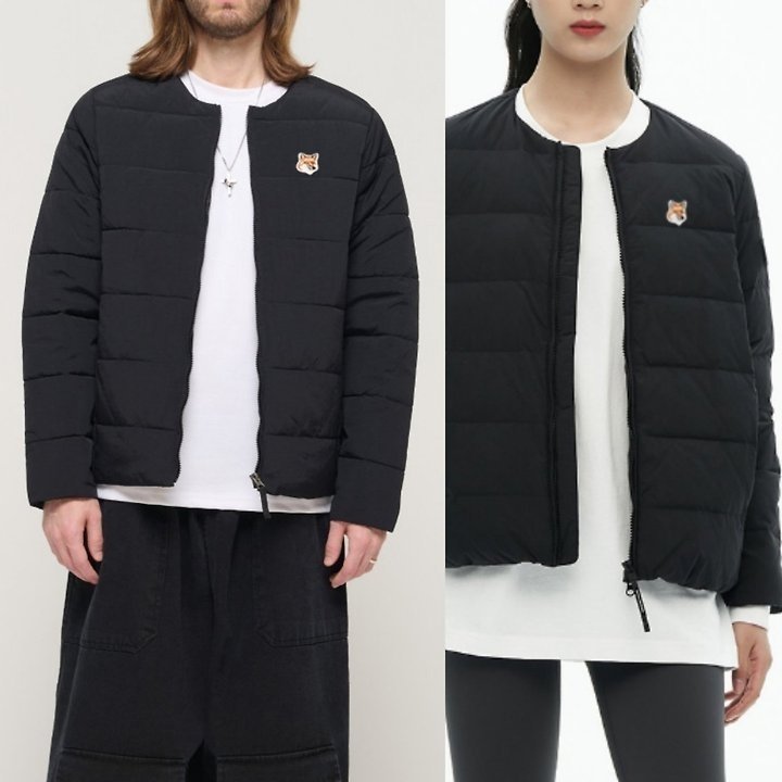 MAISON KITSUNE 메종키츠네 라이트패딩점퍼(남여공용) 3COLOR